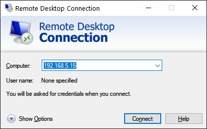 conectar con rdp