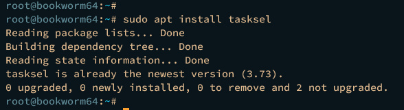 instalar tasksel