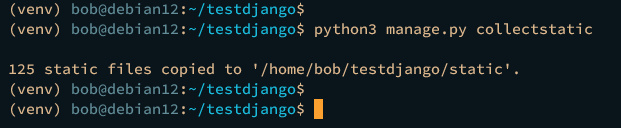 generar archivos estáticos