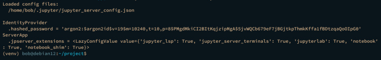 configuración del servidor jupyter
