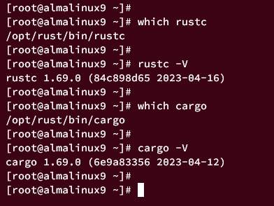 comprueba el óxido y la versión de carga