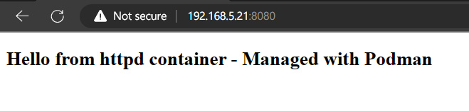 contenedor de acceso