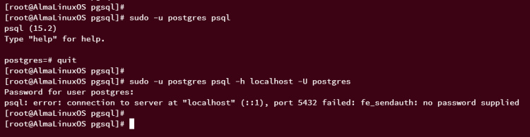 comprobación de la autenticación