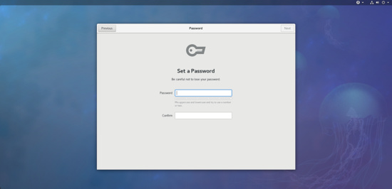 Establecer una contraseña