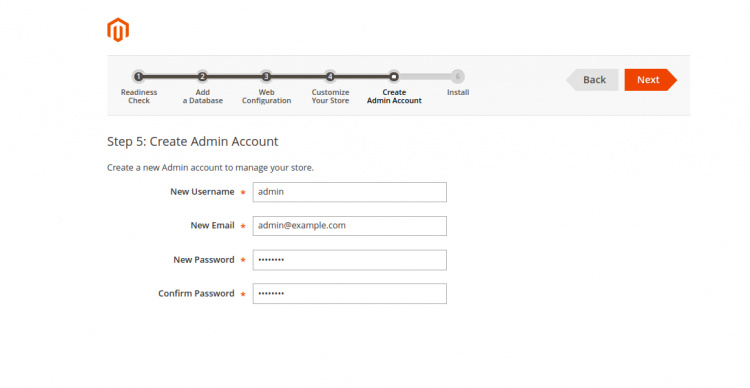 Crear un usuario administrador
