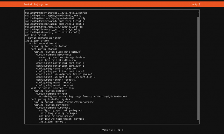 Instalación del sistema Ubuntu 22.04