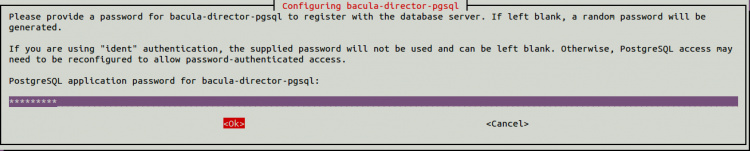 Contraseña de PostgreSQL