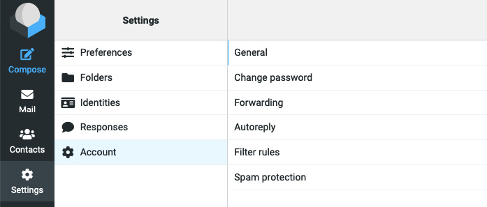 Nueva pestaña de ajustes