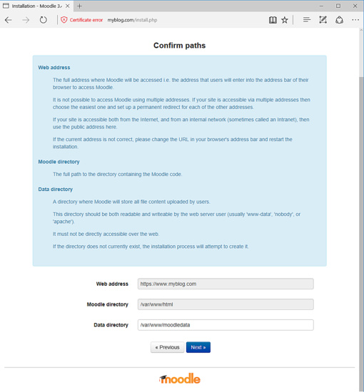Confirmar rutas