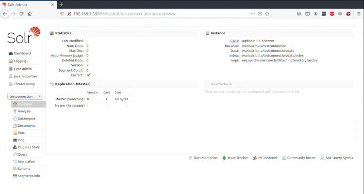 Colección de documentos Apache Solr