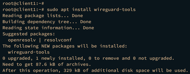 instalar herramientas wireguard
