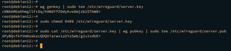 generar clave de servidor