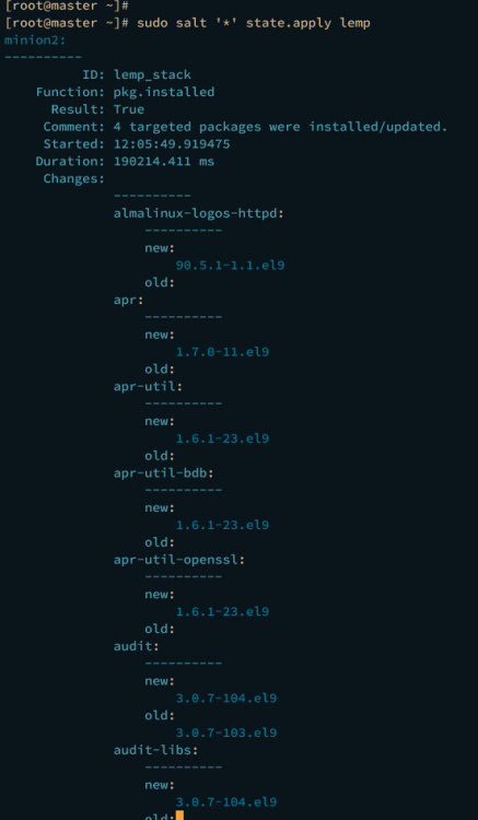 aplicar estado de sal