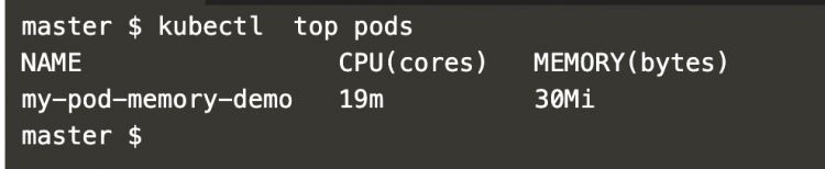 comprobar el consumo de memoria