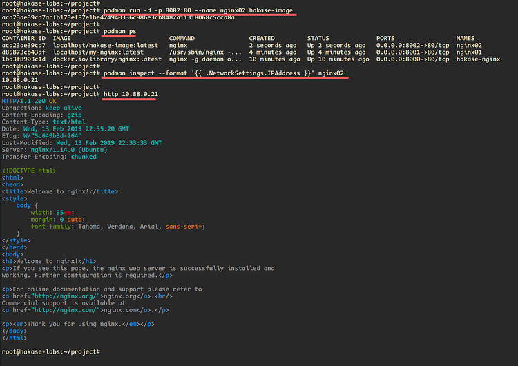 acceder a la imagen de prueba