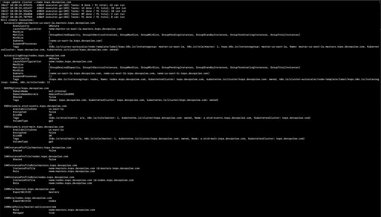 Clúster de actualización en seco