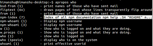 Cómo forzar que apropos no recorte la salida