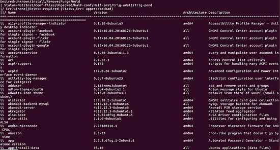 Cómo listar todos los paquetes instalados en el sistema