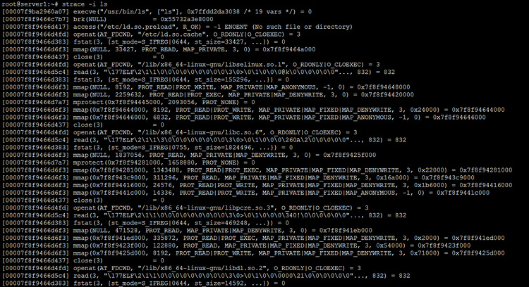 Cómo hacer que strace imprima el puntero de la instrucción