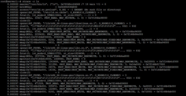 Cómo hacer que strace imprima la marca de tiempo de cada llamada al sistema