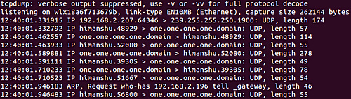 Cómo hacer que tcpdump imprima una salida más corta