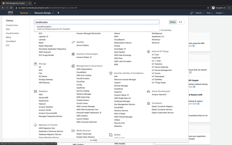 Formación en la nube